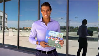 Rafa Nadal promotes his biography