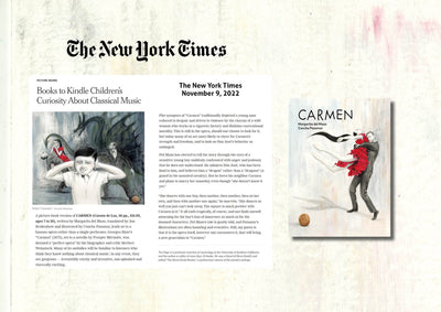 Incredible review of our picture book "Carmen" in The New York Times